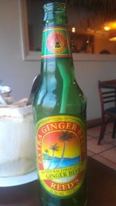 Dhat Island ginger beer and young coconut
